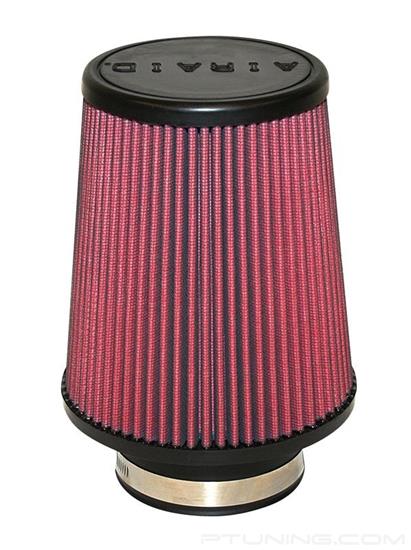 Picture of SynthaMax Round Tapered Red Air Filter (3.5" F x 6" B x 4.719" T x 7" H)
