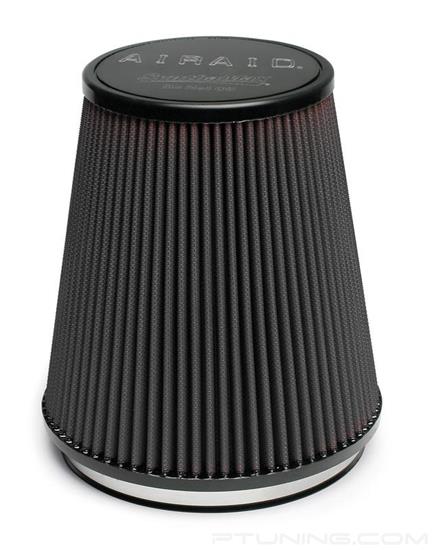 Picture of SynthaMax Round Tapered Black Air Filter (6" F x 7.5" B x 5" T x 7" H)