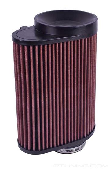 Picture of SynthaFlow Round Straight Red Air Filter (6" H)