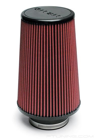 Picture of SynthaFlow Round Tapered Red Air Filter (3.5" F x 6" B x 4.625" T x 9" H)