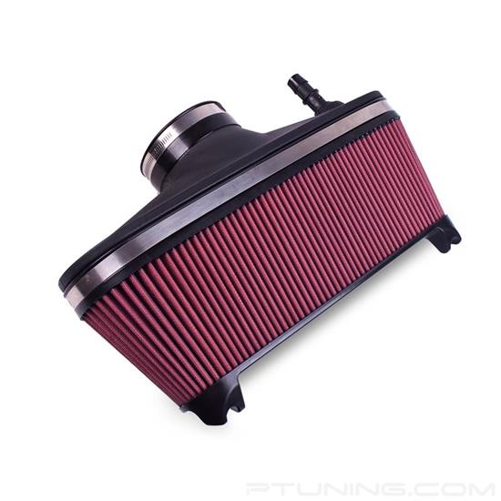 Picture of SynthaMax Oval Tapered Red Air Filter (3.5" F x 5" B x 3" T x 8.344" H)