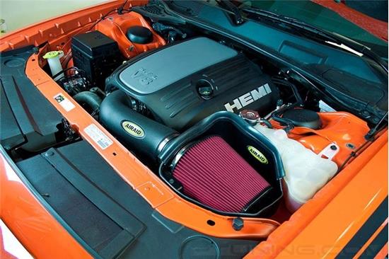 Picture of MXP Black Composite Cold Air Intake System with SynthaMax Red Filter