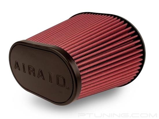 Picture of SynthaMax Oval Tapered Red Air Filter (6" F x 6.25" BOL x 3.75" BOW x 6.25" TOL x 3.75" TOW x 7" H)