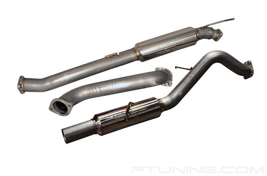 Picture of Stainless Steel Cat-Back Exhaust System with Single Tip