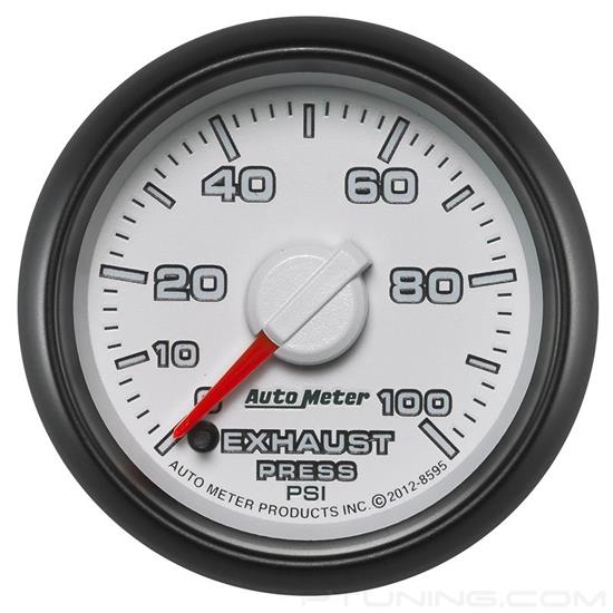 Picture of Dodge Factory Match 3rd Generation Series 2-1/16" Exhaust Pressure Gauge, 0-100 PSI