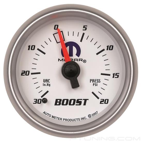 Picture of Mopar Series 2-1/16" Boost/Vacuum Gauge, 30 In Hg/20 PSI