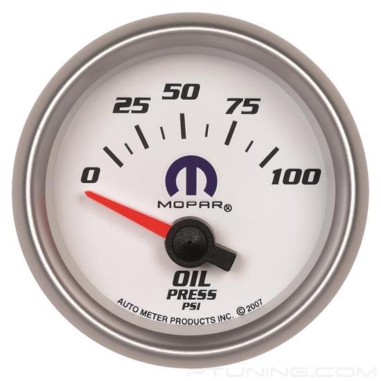 Picture of Mopar Series 2-1/16" Oil Pressure Gauge, 0-100 PSI