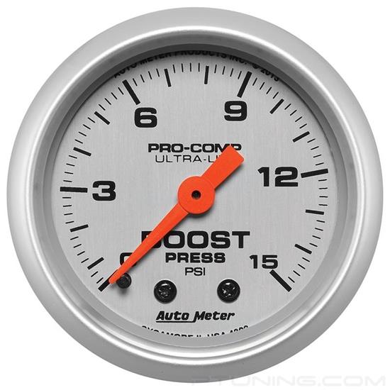 Picture of Ultra-Lite Series 2-1/16" Boost Gauge, 0-15 PSI