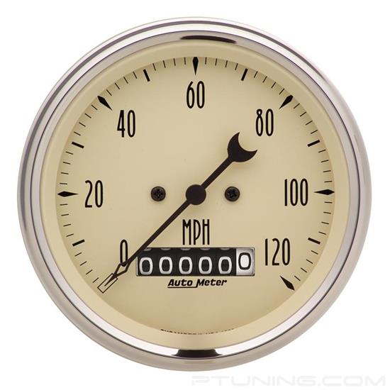 Picture of Antique Beige Series 3-3/8" Speedometer Gauge, 0-120 MPH