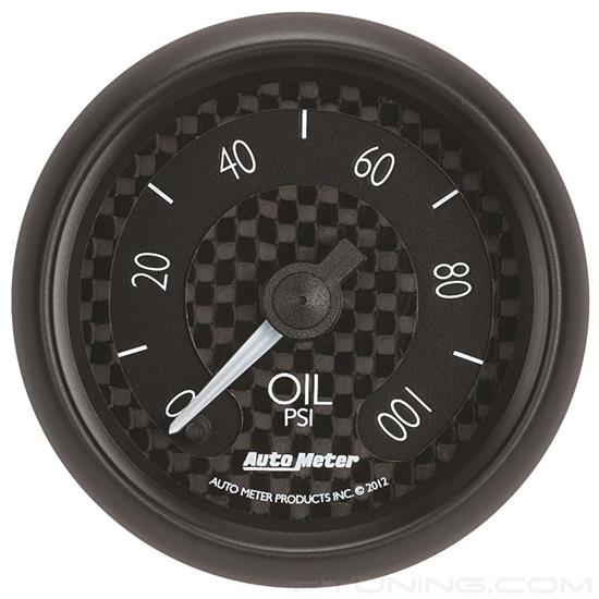 Picture of GT Series 2-1/16" Oil Pressure Gauge, 0-100 PSI