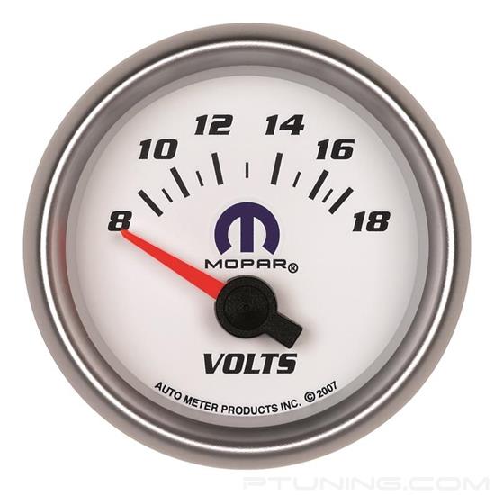 Picture of Mopar Series 2-1/16" Voltmeter Gauge, 8-18V