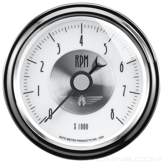 Picture of Prestige Pearl Series 3-3/8" In-Dash Tachometer Gauge, 0-8,000 RPM