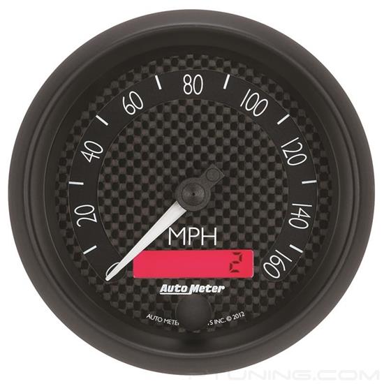 Picture of GT Series 3-3/8" Speedometer Gauge, 0-160 MPH