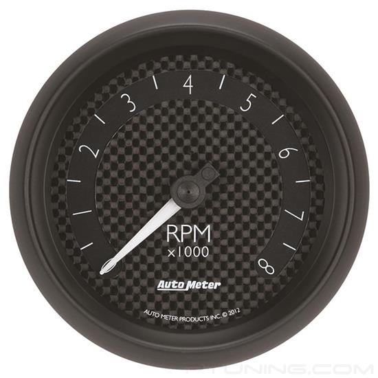 Picture of GT Series 3-3/8" In-Dash Tachometer Gauge, 0-8,000 RPM
