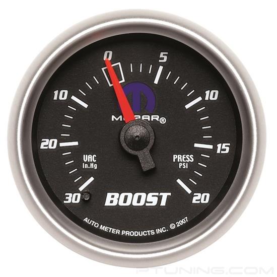 Picture of Mopar Series 2-1/16" Boost/Vacuum Gauge, 30 In Hg/20 PSI