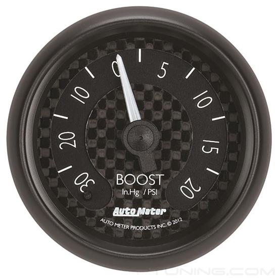 Picture of GT Series 2-1/16" Boost/Vacuum Gauge, 30 In Hg/20 PSI
