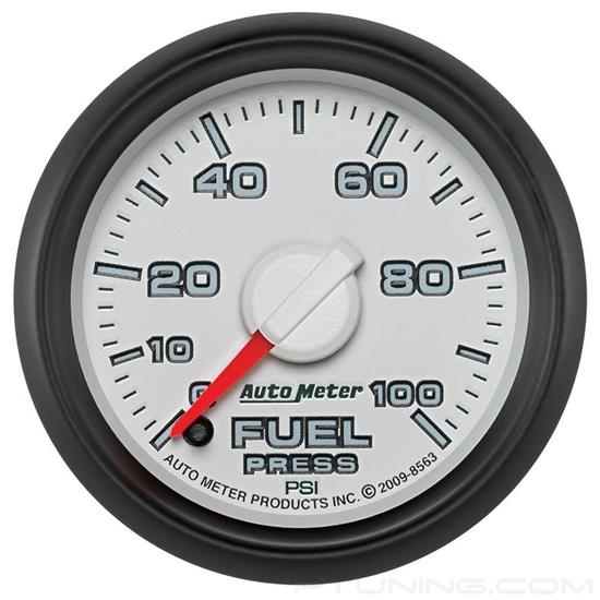 Picture of Dodge Factory Match 3rd Generation Series 2-1/16" Fuel Pressure Gauge, 0-100 PSI