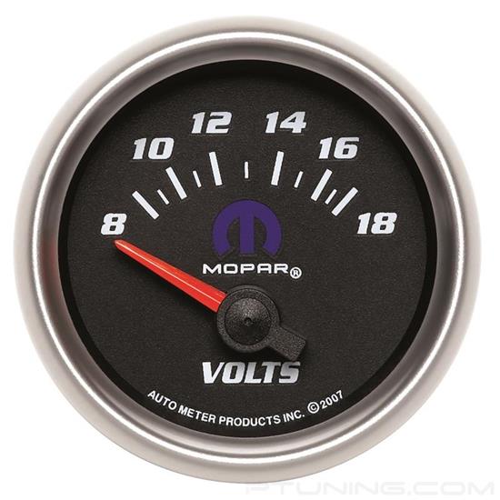 Picture of Mopar Series 2-1/16" Voltmeter Gauge, 8-18V