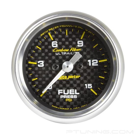 Picture of Carbon Fiber Series 2-1/16" Fuel Pressure Gauge, 0-15 PSI