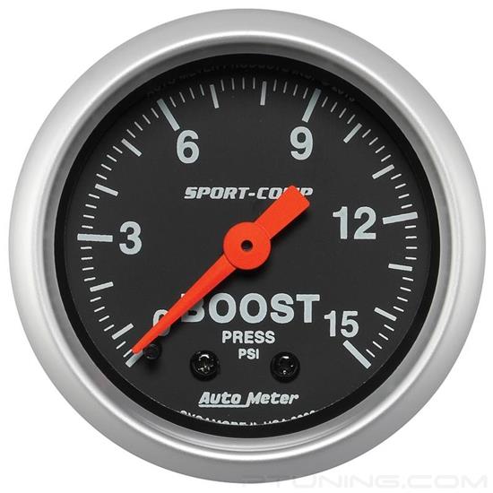 Picture of Sport-Comp Series 2-1/16" Boost Gauge, 0-15 PSI