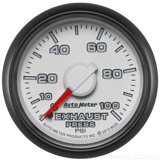 Picture of Dodge Factory Match 3rd Generation Series 2-1/16" Exhaust Pressure Gauge, 0-100 PSI