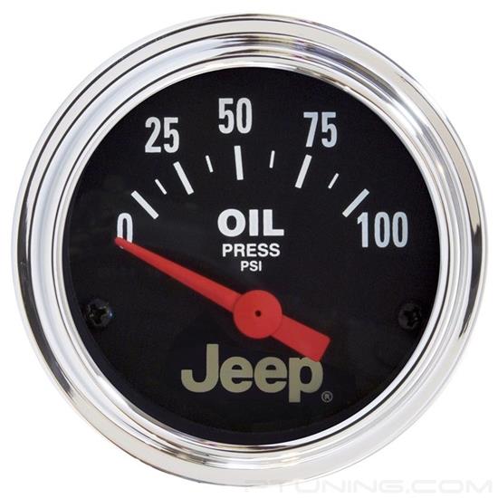 Picture of Jeep Series 2-1/16" Oil Pressure Gauge, 0-100 PSI