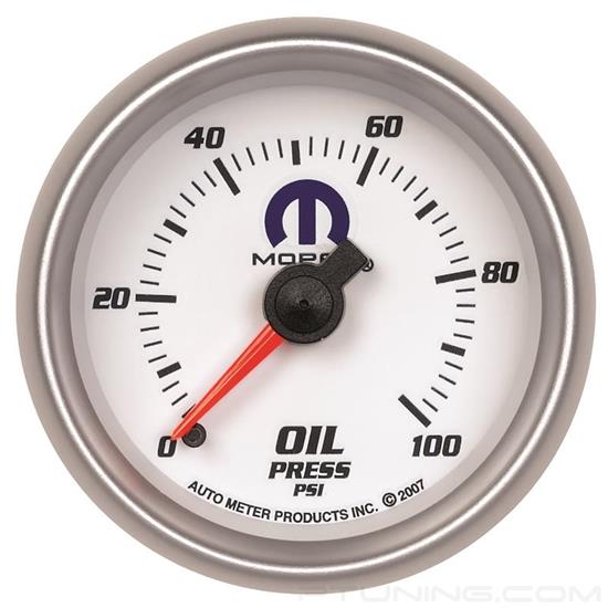 Picture of Mopar Series 2-1/16" Oil Pressure Gauge, 0-100 PSI