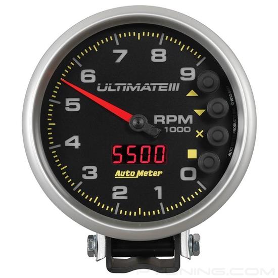Picture of Ultimate Series 5" Pedestal Tachometer Gauge, 0-9,000 RPM
