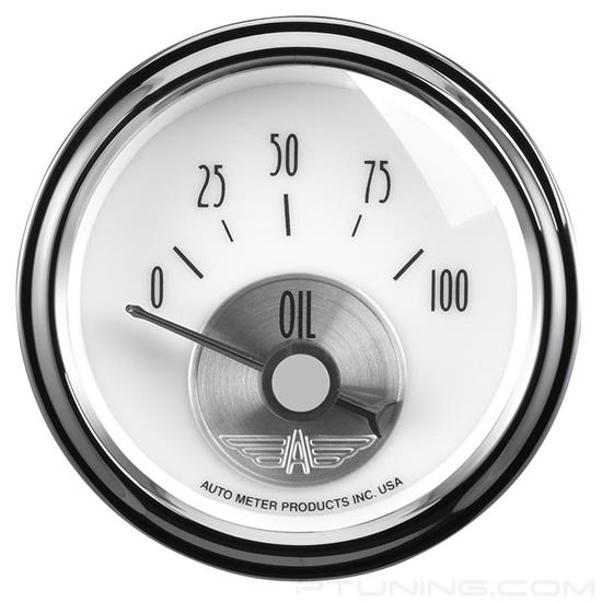 Picture of Prestige Pearl Series 2-1/16" Oil Pressure Gauge, 0-100 PSI