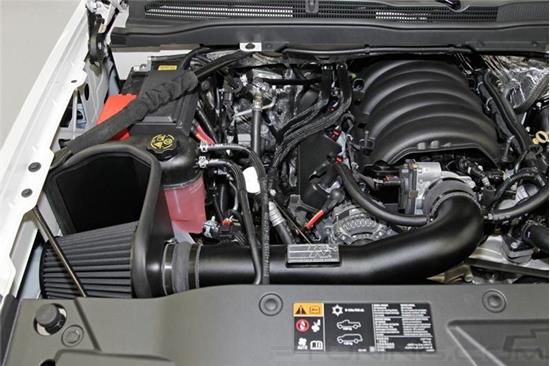Picture of Blackhawk Induction Aluminum Textured Black Cold Air Intake System with Black Filter