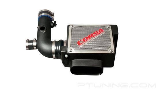 Picture of Closed Box Plastic Black Cold Air Intake System with Donaldson PowerCore Blue Filter