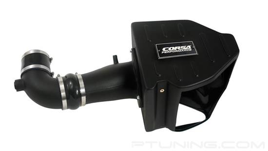 Picture of Closed Box Plastic Black Cold Air Intake System with Donaldson PowerCore Blue Filter