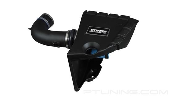 Picture of Closed Box Plastic Black Cold Air Intake System with Donaldson PowerCore Blue Filter