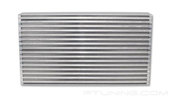 Picture of Horizontal Flow Air-to-Air Intercooler Core, 20" Width x 11" Height, 3.5" Thick, Aluminum Bar and Plate, 600 HP