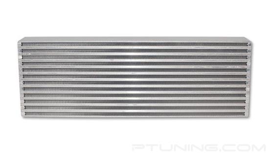 Picture of Horizontal Flow Air-to-Air Intercooler Core, 24" Width x 8" Height, 3.5" Thick, Aluminum Bar and Plate, 600 HP