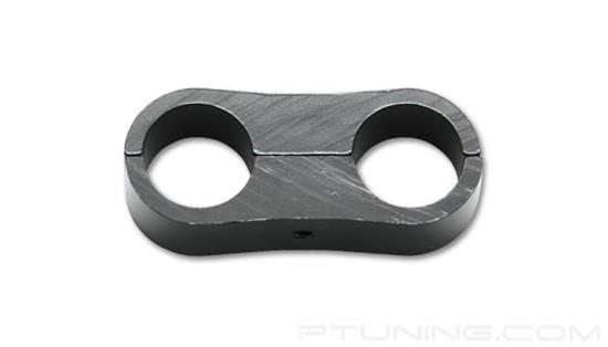Picture of Billet Aluminum Line Seperator Bracket for 11.1mm OD Hose - Black