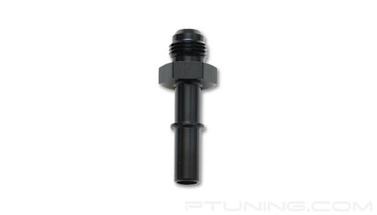 Picture of 6AN Male to 5/16" SAE Quick-Disconnect Male EFI Adapter Fitting, Aluminum - Black