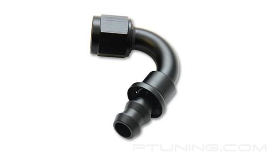 Picture of 4AN 120 Degree Push-On Hose End Fitting, Aluminum - Black
