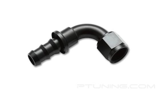 Picture of 4AN 90 Degree Push-On Hose End Fitting, Aluminum - Black