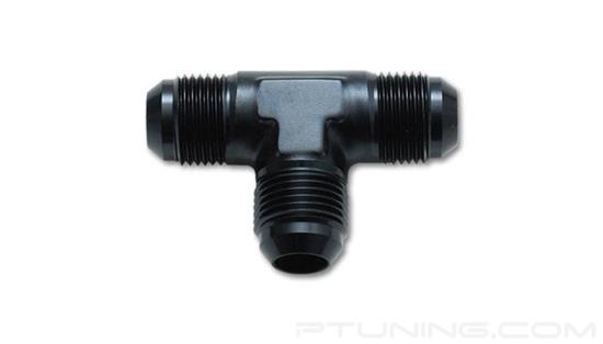 Picture of 10AN Flare Tee Adapter Fitting, Aluminum - Black