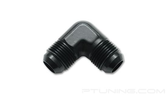 Picture of 6AN 90 Degree Flare Union Fitting, Aluminum - Black