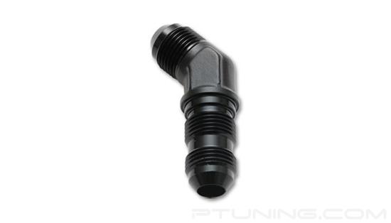 Picture of 4AN 45 Degree Bulkhead Adapter Fitting, Aluminum - Black