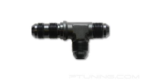 Picture of 12AN Bulkhead Tee on Run Fitting, Aluminum - Black