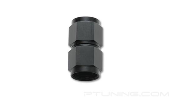 Picture of 6AN Female to 8AN Female Reducer Coupler Fitting, Aluminum - Black