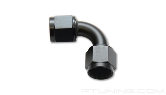Picture of 4AN Female 90 Degree Union Adapter Fitting, Aluminum - Black