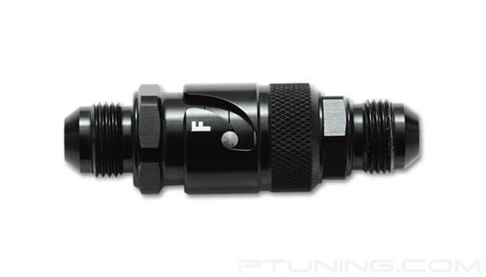 Picture of 6AN Dry Break Quick-Release Fitting with Viton Seal, Aluminum - Black