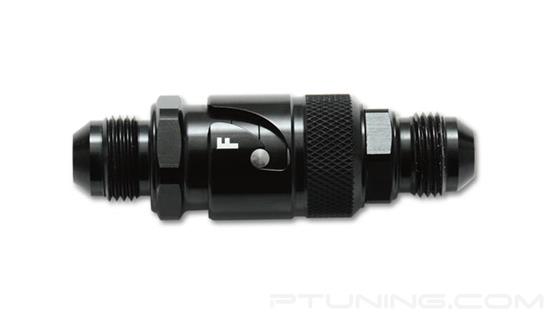 Picture of 8AN Dry Break Quick-Release Fitting with Viton Seal, Aluminum - Black