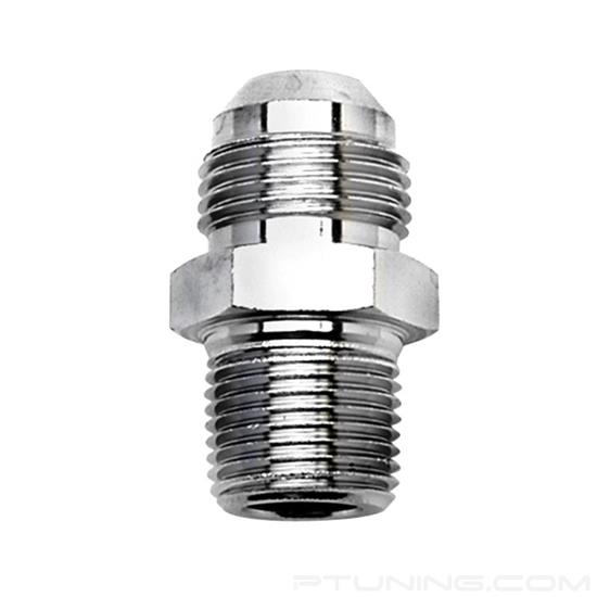 Picture of 8AN Male Straight to 3/8" NPT Pipe Stainless Steel Adapter Fitting