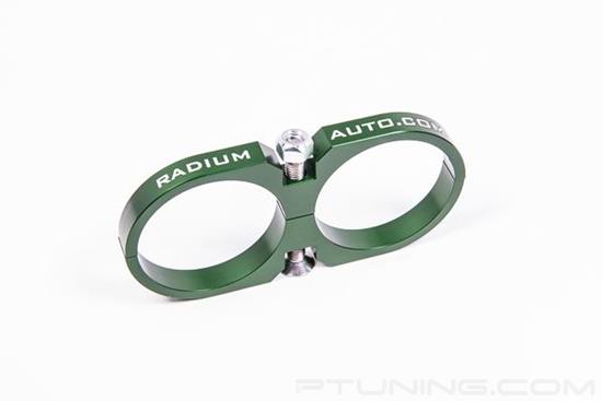Picture of 2-Piece Fuel Pump Clamp for Bosch 044 - Green with Logo