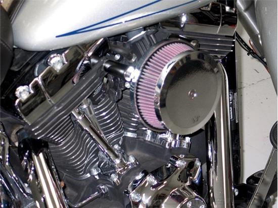 Picture of Round Tapered Red Air Cleaner Assembly (2.281" ID)